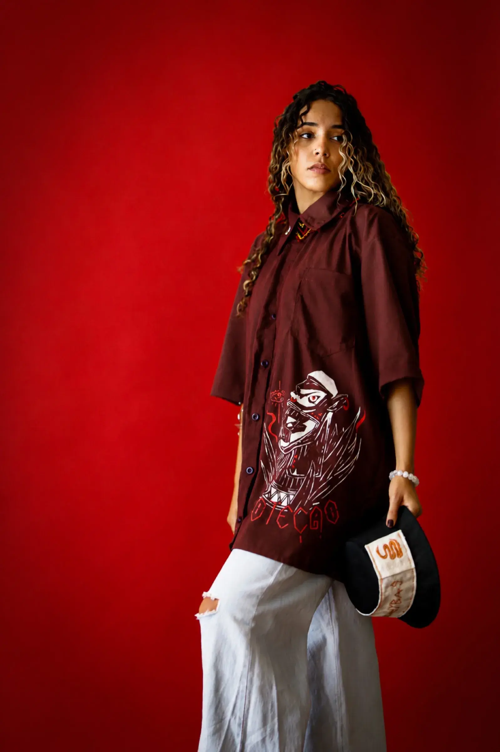 Camisa Proteção - Vinho