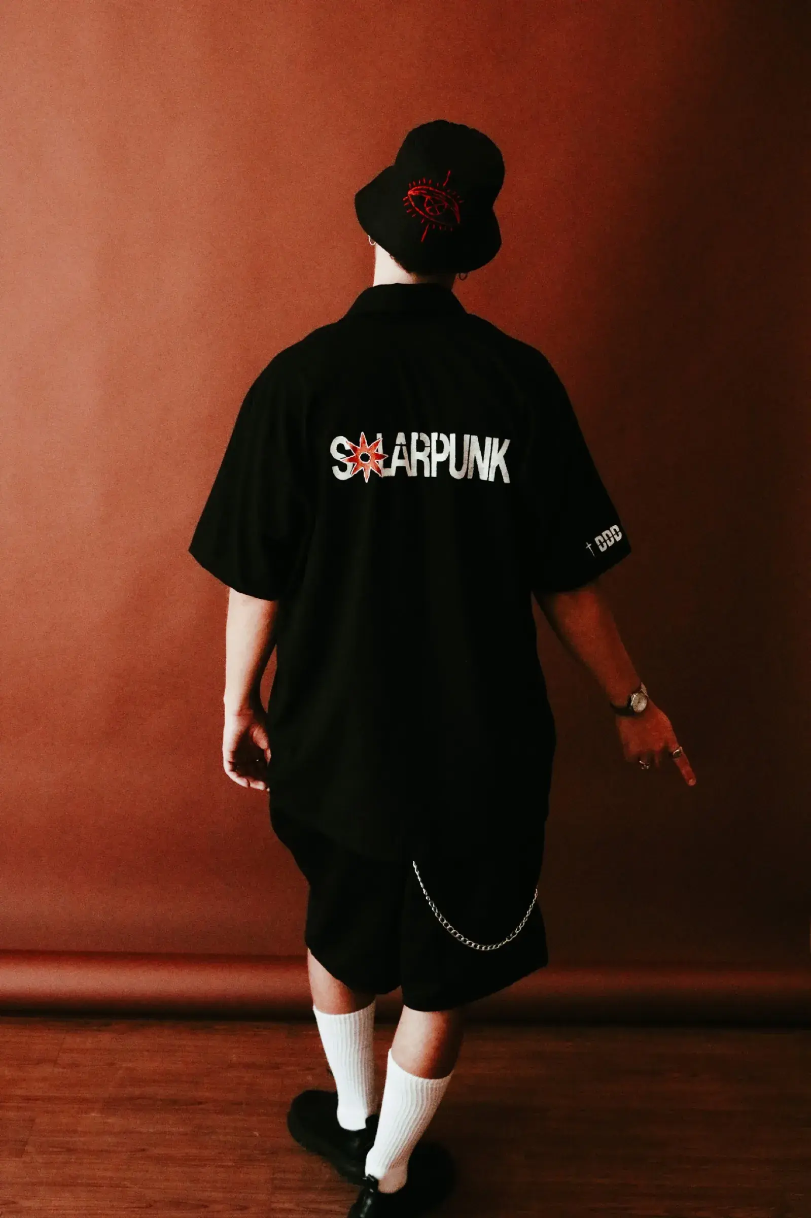 Camisa Solarpunk Calango - Preta